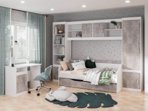 Детская Паскаль (модульная) белый/цемент светлый в Тарко-Сале - tarko-sale.mebel24.online | фото 1