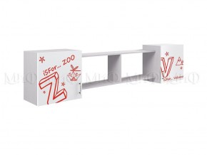 ВЕГА АЛФАВИТ Детская (модульная) Белый/Красный в Тарко-Сале - tarko-sale.mebel24.online | фото 4