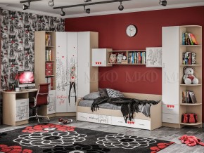 ВЕГА NEW Girl Детская МДФ (модульная) дуб беленый в Тарко-Сале - tarko-sale.mebel24.online | фото