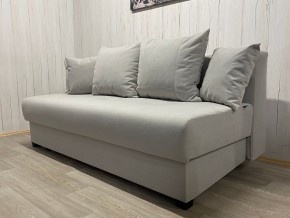 Диван Комфорт-1 (НПБ) велюр Luma 13 св.серый в Тарко-Сале - tarko-sale.mebel24.online | фото 2