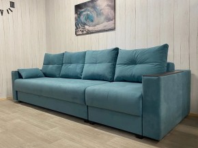 Диван Комфорт-6 модульный 3+1К (НПБ+МДФ) велюр Monaco 15 в Тарко-Сале - tarko-sale.mebel24.online | фото 2
