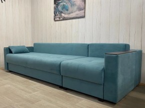 Диван Комфорт-6 модульный 3+1К (НПБ+МДФ) велюр Monaco 15 в Тарко-Сале - tarko-sale.mebel24.online | фото 3