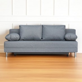 Диван-кровать Комфорт без подлокотников (4 подушки) BALTIC GREY в Тарко-Сале - tarko-sale.mebel24.online | фото