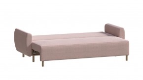 Диван-кровать Тулисия светло-розовый, ткань рогожка в Тарко-Сале - tarko-sale.mebel24.online | фото 2