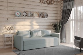 Диван-кровать Вало мятно-серый, ткань рогожка в Тарко-Сале - tarko-sale.mebel24.online | фото 2