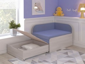 Диван Малютка раскладной (Ясень Шимо темный/Коричневый) в Тарко-Сале - tarko-sale.mebel24.online | фото 3