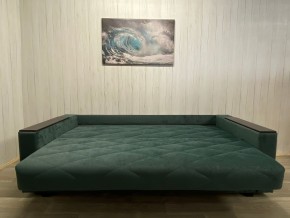 Диван Престиж-15 (НПБ+МДФ) велюр Sensey bottle green в Тарко-Сале - tarko-sale.mebel24.online | фото 4