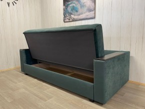 Диван Престиж-15 (НПБ+МДФ) велюр Sensey bottle green в Тарко-Сале - tarko-sale.mebel24.online | фото 5