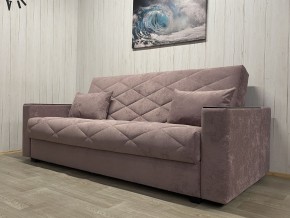 Диван Престиж-15 (НПБ+МДФ) велюр Sensey Elderberry в Тарко-Сале - tarko-sale.mebel24.online | фото 1