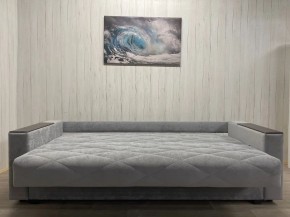 Диван Престиж-15 (НПБ+МДФ) велюр Sensey silver в Тарко-Сале - tarko-sale.mebel24.online | фото 5