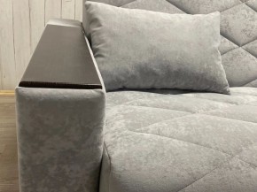 Диван Престиж-15 (НПБ+МДФ) велюр Sensey silver в Тарко-Сале - tarko-sale.mebel24.online | фото 6