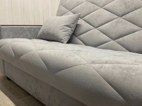 Диван Престиж-15 (НПБ+МДФ) велюр Sensey silver в Тарко-Сале - tarko-sale.mebel24.online | фото 7