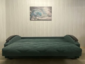 Диван Престиж-16 (НПБ+МДФ) велюр Sensey bottle green в Тарко-Сале - tarko-sale.mebel24.online | фото 3
