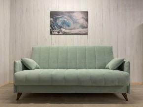 Диван Престиж-3 (НПБ) велюр Sensey mist green в Тарко-Сале - tarko-sale.mebel24.online | фото