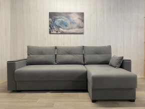 Диван угловой Комфорт-3 (НПБ+МДФ) велюр Galaxy Lite 26 в Тарко-Сале - tarko-sale.mebel24.online | фото