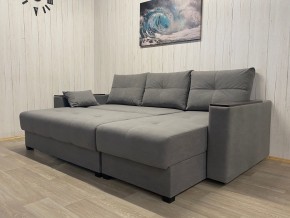 Диван угловой Комфорт-3 (НПБ+МДФ) велюр Galaxy Lite 26 в Тарко-Сале - tarko-sale.mebel24.online | фото 3