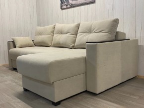 Диван угловой Комфорт-3 (НПБ+МДФ) велюр Luma 01 в Тарко-Сале - tarko-sale.mebel24.online | фото 2