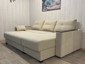 Диван угловой Комфорт-3 (НПБ+МДФ) велюр Luma 01 в Тарко-Сале - tarko-sale.mebel24.online | фото 4