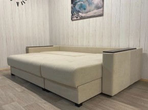 Диван угловой Комфорт-3 (НПБ+МДФ) велюр Luma 01 в Тарко-Сале - tarko-sale.mebel24.online | фото 5