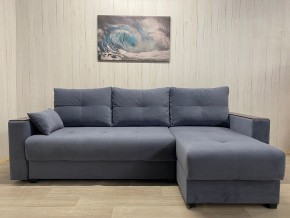 Диван угловой Комфорт-3 (НПБ+МДФ) велюр Monaco 13 в Тарко-Сале - tarko-sale.mebel24.online | фото
