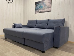 Диван угловой Комфорт-3 (НПБ+МДФ) велюр Monaco 13 в Тарко-Сале - tarko-sale.mebel24.online | фото 3