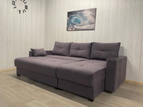 Диван угловой Комфорт-3 (НПБ+МДФ) велюр Monaco 8 в Тарко-Сале - tarko-sale.mebel24.online | фото 2