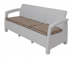 Диван Yalta Premium Sofa 3 Set (Ялта) белый (+подушки под спину) в Тарко-Сале - tarko-sale.mebel24.online | фото