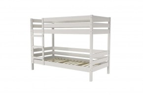 ДЖУНИОР Кровать двухъярусная (Белый Античный) в Тарко-Сале - tarko-sale.mebel24.online | фото