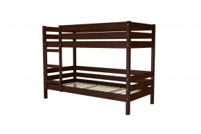 ДЖУНИОР Кровать двухъярусная (Орех) в Тарко-Сале - tarko-sale.mebel24.online | фото