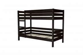 ДЖУНИОР Кровать двухъярусная (Темный орех) в Тарко-Сале - tarko-sale.mebel24.online | фото