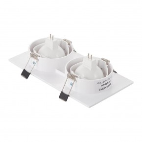 DK3022-WH Встраиваемый светильник, IP 20, 10 Вт, GU5.3, LED, белый, пластик в Тарко-Сале - tarko-sale.mebel24.online | фото 3