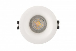 DK3024-WH Встраиваемый светильник, IP 20, 10 Вт, GU5.3, LED, белый, пластик в Тарко-Сале - tarko-sale.mebel24.online | фото 1