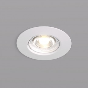 DK3028-WH Встраиваемый светильник, IP 20, 10 Вт, GU5.3, LED, белый, пластик в Тарко-Сале - tarko-sale.mebel24.online | фото 1