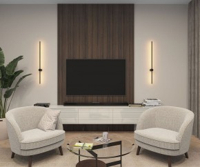 DK5014-BK Бра 1000 мм, 3000К, IP20, 12 Вт, черный, алюминий в Тарко-Сале - tarko-sale.mebel24.online | фото 4