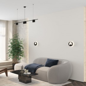 DK5060-BK Бра ORBIT, IP20, 3000К, LED, 10 Вт, черный матовый, алюминий в Тарко-Сале - tarko-sale.mebel24.online | фото 6