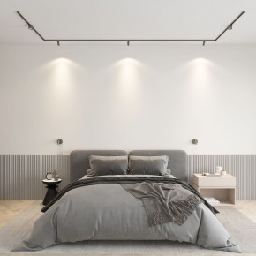 DK5072-DN Бра SHINE WALL со светодиодом, D104*H68, IP20, 3000К, 3W, RA?90, темный никель, алюминий в Тарко-Сале - tarko-sale.mebel24.online | фото 4