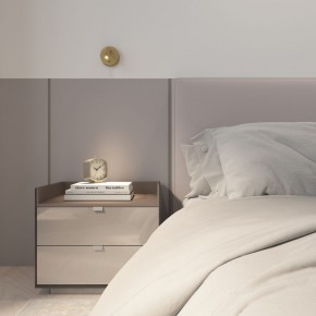 DK5072-SB Бра SHINE WALL со светодиодом, D104*H68, IP20, 3000К, 3W, RA?90, сатинированная латунь, алюминий в Тарко-Сале - tarko-sale.mebel24.online | фото 9