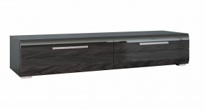 ДОМИНО Тумба ТВ 1800 (черный/черный глянец) в Тарко-Сале - tarko-sale.mebel24.online | фото