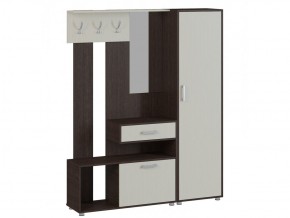 ЭНТЕР 1 Прихожая (модульная) дуб молочный/венге в Тарко-Сале - tarko-sale.mebel24.online | фото 2