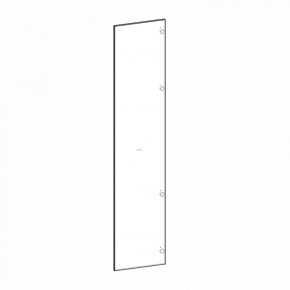 Фасад двери глухой (правый) Глянец белый Марсель в Тарко-Сале - tarko-sale.mebel24.online | фото 2