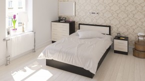 Фиеста Кровать 1200, цвет венге/дуб лоредо, ШхГхВ 123,5х203,5х80 см., сп.м. 1200х2000 мм., без матраса, основание есть в Тарко-Сале - tarko-sale.mebel24.online | фото 5