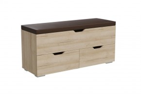 ФЛИНТ Диван (дуб ривьера/коричневый) в Тарко-Сале - tarko-sale.mebel24.online | фото 1