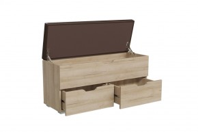 ФЛИНТ Диван (дуб ривьера/коричневый) в Тарко-Сале - tarko-sale.mebel24.online | фото 2