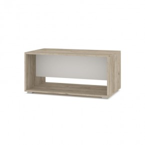 ФЛОРИДА Ф61 Стол журнальный (полка) дуб серый/белый в Тарко-Сале - tarko-sale.mebel24.online | фото