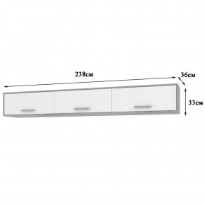 ФЛОРИДА Гостиная (модульная) дуб золотой/графит в Тарко-Сале - tarko-sale.mebel24.online | фото 12