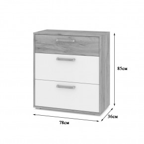 ФЛОРИДА Гостиная (модульная) дуб золотой/графит в Тарко-Сале - tarko-sale.mebel24.online | фото 9