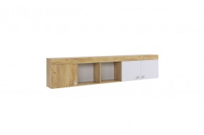 ФОРСАЖ Полка (крафт золотой/белый) в Тарко-Сале - tarko-sale.mebel24.online | фото