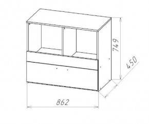 ГЕОМЕТРИЯ ГМТ.08 комод в Тарко-Сале - tarko-sale.mebel24.online | фото 2