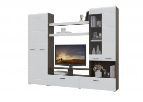 Гостиная Альфа МДФ (Венге/Белый глянец) в Тарко-Сале - tarko-sale.mebel24.online | фото