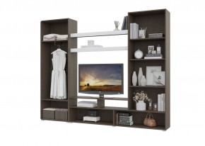 Гостиная Альфа МДФ (Венге/Белый глянец) в Тарко-Сале - tarko-sale.mebel24.online | фото 2
